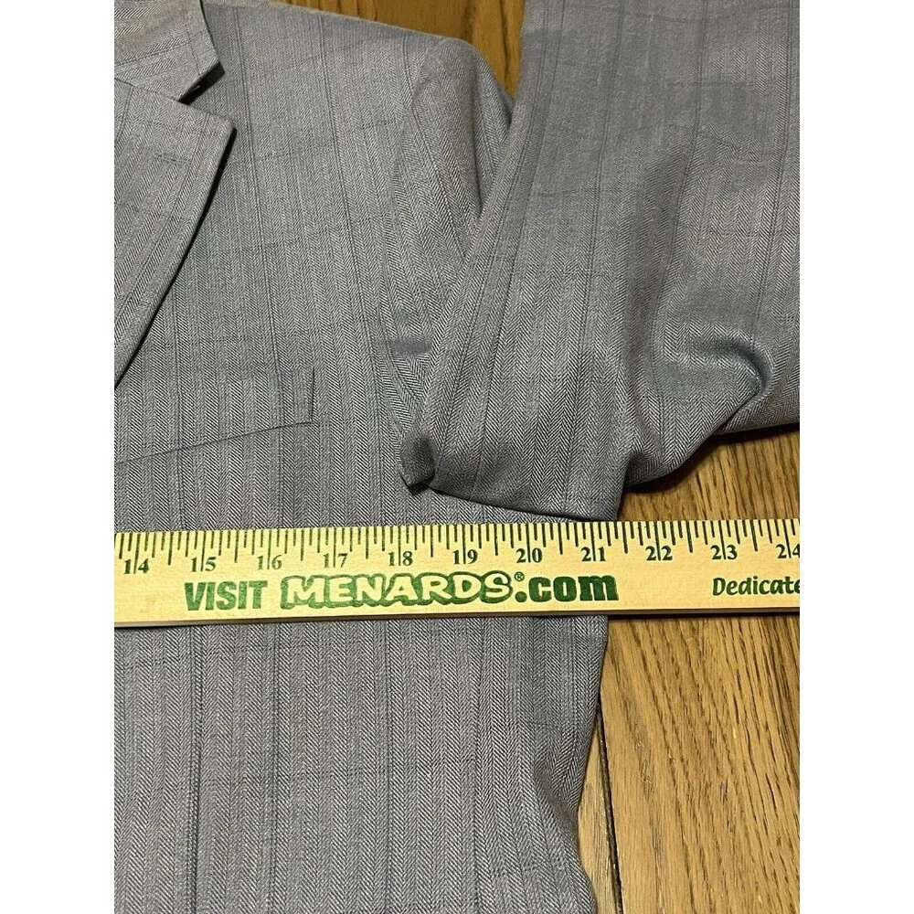 Lauren Ralph Lauren Blazer Men’s 40R‎ Blue Silk Wool Blend Career Classic